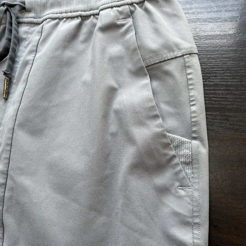 Lululemon Mens M Gray ABC Jogger Pants Warpstreme Athletic Gym Travel Commuter